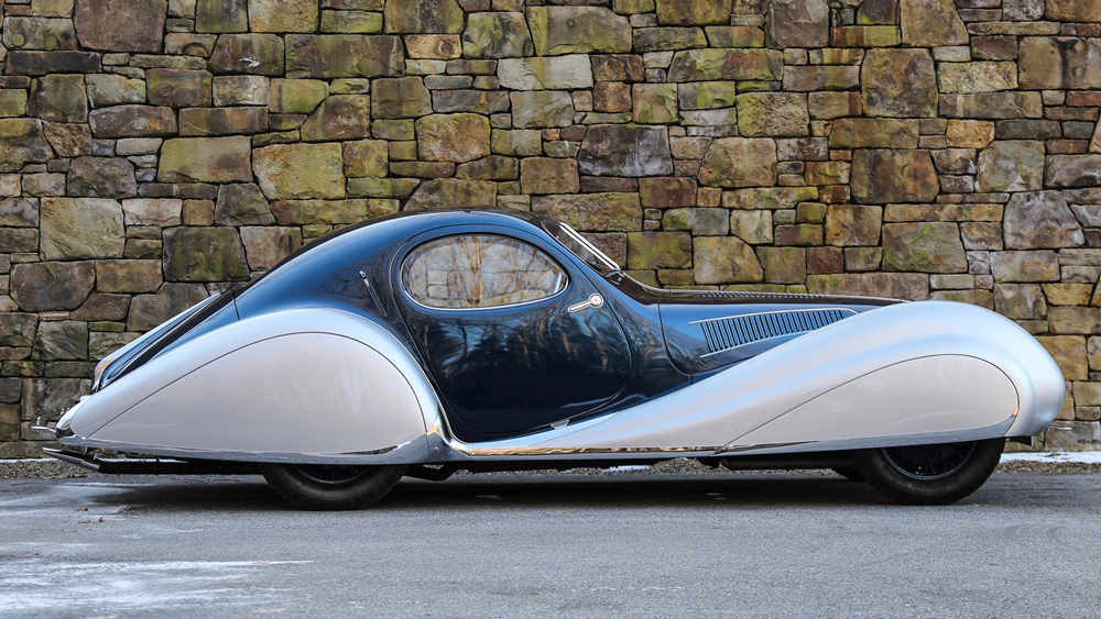 A 1937 Talbot-Lago T150-C-SS Teardrop Coupe
